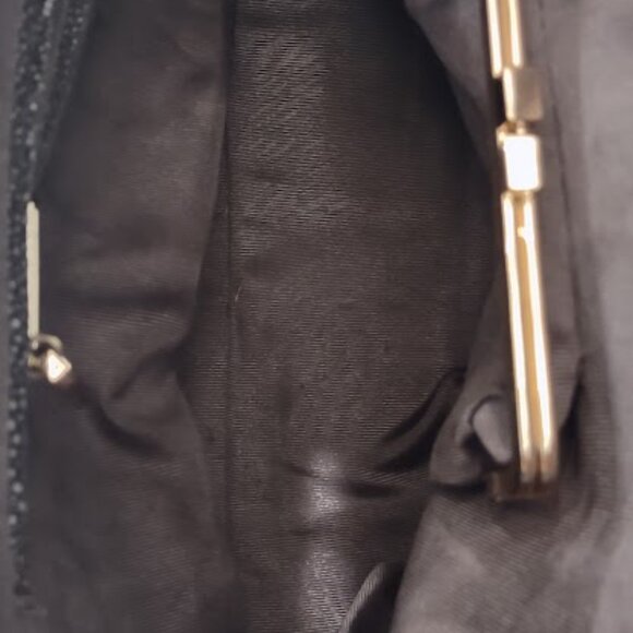 IVANKA DOME LARGE SATCHEL WOMEN'S CLASSIC PEBBLED 100% LEATHER BLACK WITH TASSLE - Picture 8 of 16